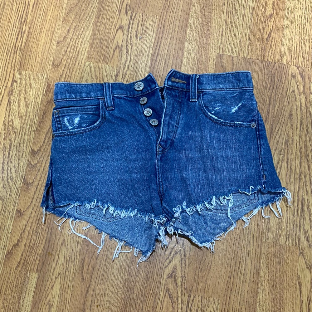 Express | High Waisted Denim Shorts